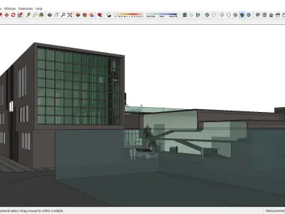 Sketchup Shopping Center F8 3D model