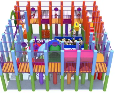 Indoor Playground 3D model