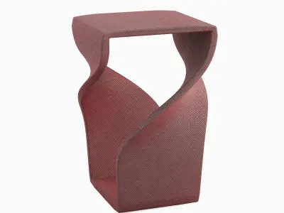 Twisted Stool for Childs 01 3D model