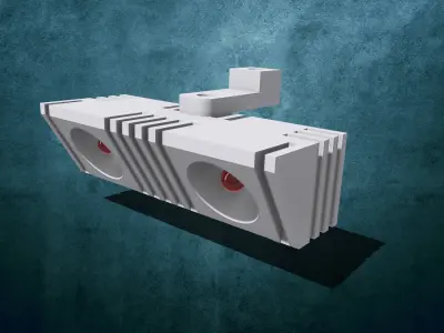Spotlight to Sandcrawler 3D print model
