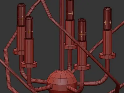 Iredell 5 Light 17 3D model