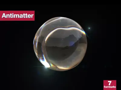 Antimatter Low-poly 3D model