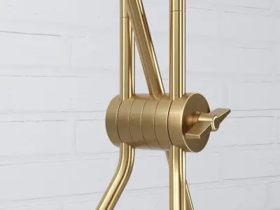 Modern Floor Lamp - Cliff Floor 3D model
