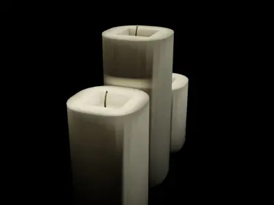 Candels Basic Free low-poly 3D model