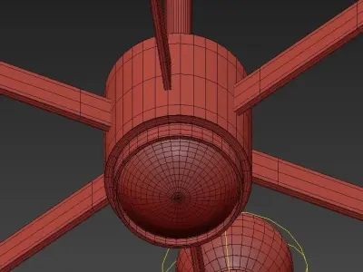 Currey and Company 9299 Bering 6 Light Chandelier 3D model