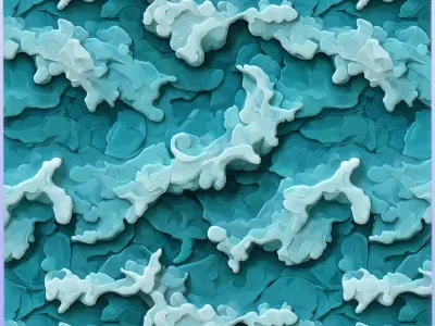 Stylized Water Seamless Texture Texture