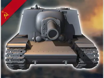 ZiK-20 - Soviet army WW2 Second World East front Ostfront RPG Mi 3D print model