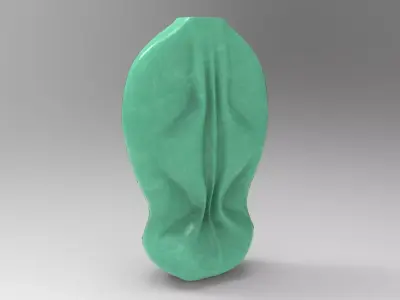 Swan Vase Low-poly 3D model