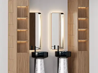 Bathroom Furniture Composition 03 3D model