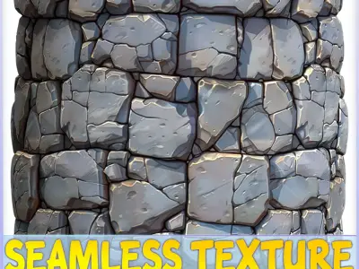 Stylized Wall Seamless Texture Texture 107
