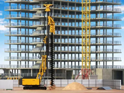  Drill Machine Bauer RG16T Rigged 