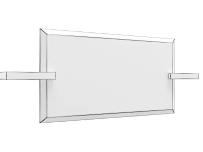 Cahill 2-Light Bath Vanity Wall Light 3D model