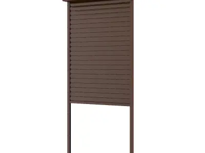 Narrow Roller Shutters 3D model