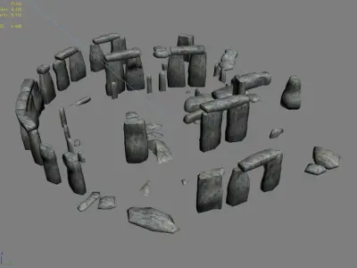 Remaining - Ancient Stones 03 3D model
