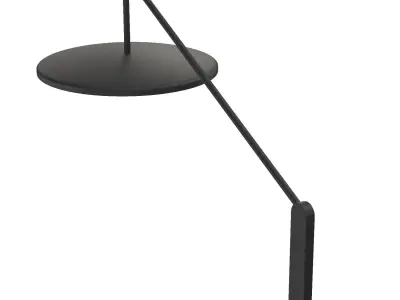 Matte Black Articulating Wall Sconce Wall Light 3D model