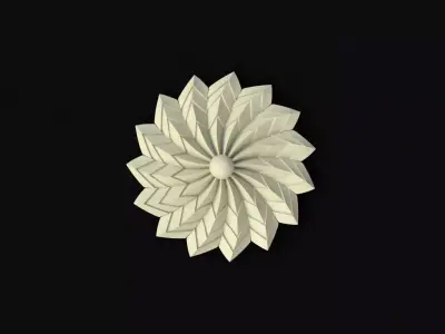 rosette dekor 3D model 12