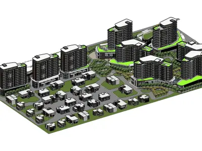Complex Sketchup 3D model