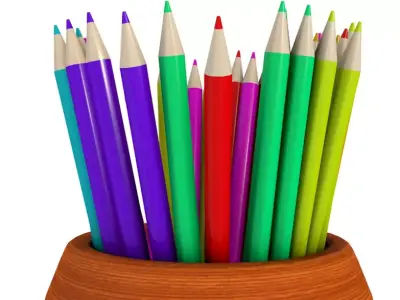 Office Supplies Collection 3D model