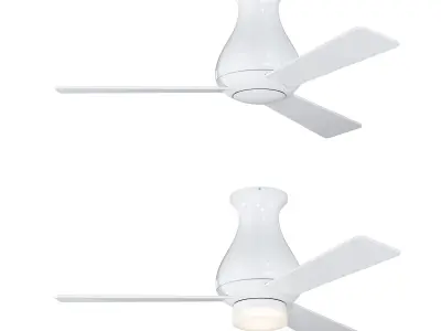 Altus Flush Ceiling Fan 3D model