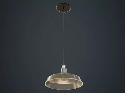 Hanging Lamp 2B Low-poly 3D model