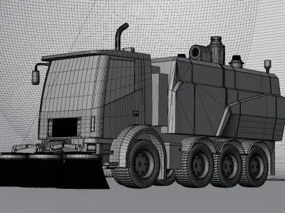 Street Sweeper 3D model