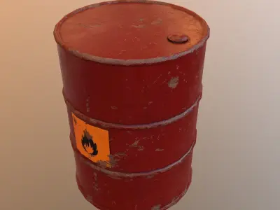 City Props Low Poly Pack 4K  Low-poly 3D model