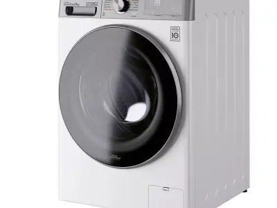 Washing Machine with AI DD Steam 12 Kg by LG 3D model