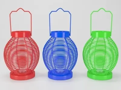 Wire Lantern 3D model
