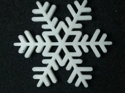 Snowflake for magnet 3D print model