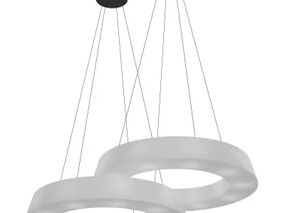 CIRCULAR two chandeliers 3D model
