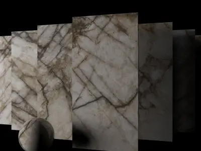 Marble Set Museum Crystal Thunder 80x160 Texture
