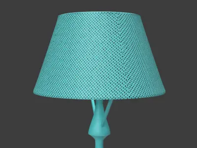 Lampshade Lamp Low-poly 3D model purchase