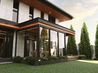 LUXURY VILLA 3D model shop