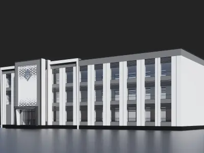 Office Building ID005 3D model