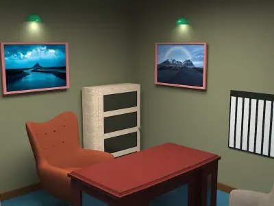 The Office Room 3D model