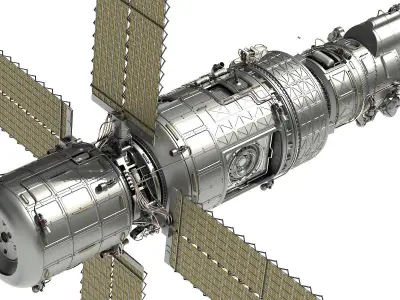 Scifi Spacestation 3D model