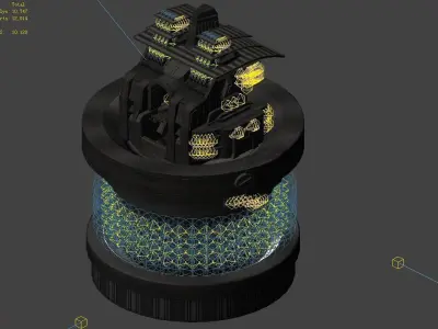 Titan Base - Academy of Sciences 02 3D model