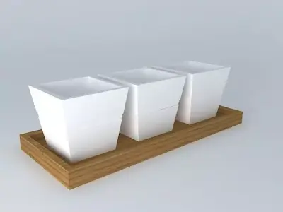 petisqueira snack bowl enfeite decorative object Free 3D model