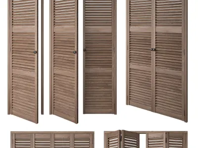 Shutters Door 2 3D model