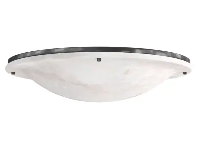Alabaster Flush Mount 3D model