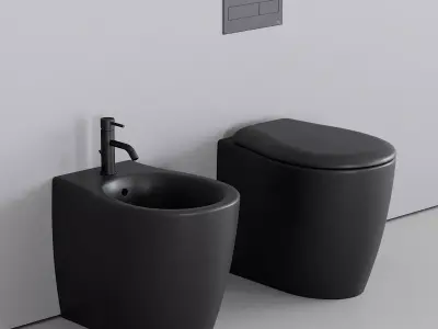 Olympia Ceramica Formosa 2 0 WC Low-poly 3D model