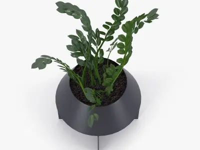 Frida Metal Planter 3D model