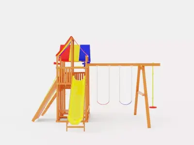 King Kong Clubhouse Pkg II Low-poly 3D model