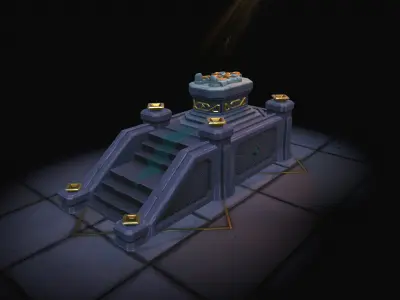 Kings Grave Low-poly 3D model