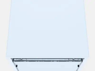 EKET Wall cabinet with glass door 3 Low-poly 3D model