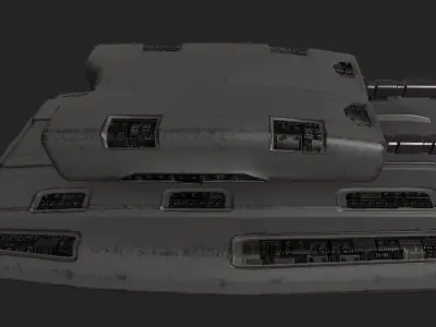 Scifi Tank 3D model