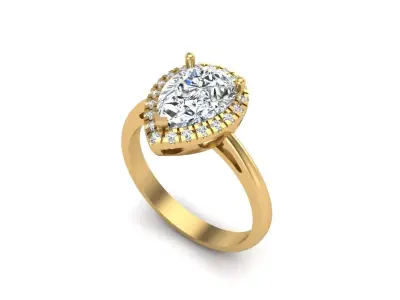 Jewelry ring 420 3D print model