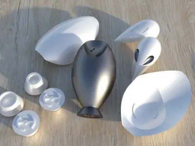 Raven Staff 3D print model