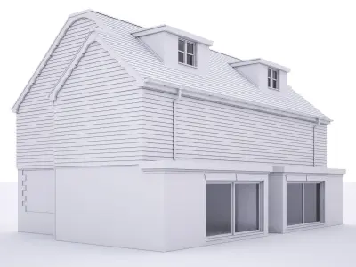 British House Chapel Road 3D model