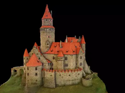 Bouzov Castle 3D model